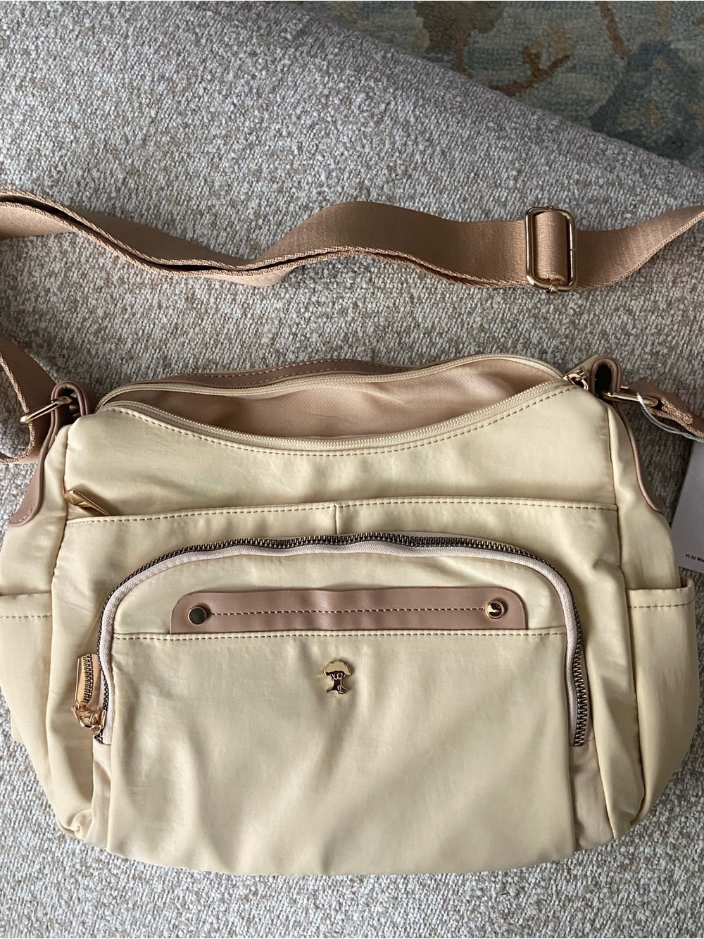 Women Crossbody Esvan Shoulder Handbag Multiple Pockets Bag Ladies Messenger Bag